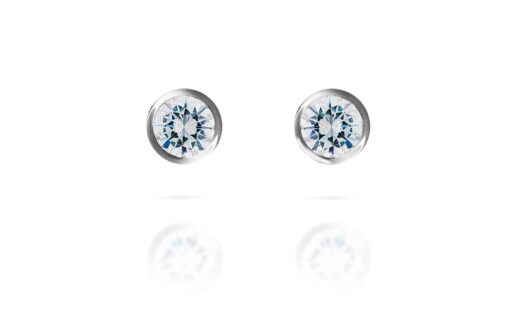Diamantové náušnice model VVDiamonds 13 - 14k bílé zlato