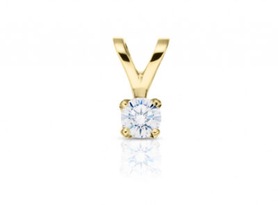 Diamantový přívěsek model VVDiamonds 14 - 18k žluté zlato