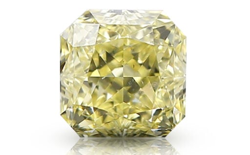 Žlutý diamant 0.36ct Fancy Intense Yellow/SI2 s GIA certifikátem