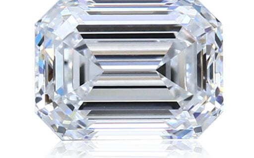 Přírodní diamant brusu Emerald