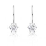 Diamantové náušnice model VVDiamonds 19 - 14k bílé zlato