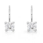 Diamantové náušnice model VVDiamonds 20 - 14k bílé zlato