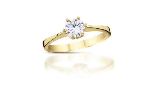Diamantový prsten model VVDiamonds 42 - 18k žluté zlato