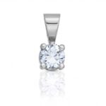 Diamantový přívěsek model VVDiamonds 16 - 14k bílé zlato