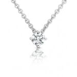 Diamantový přívěsek model VVDiamonds 24 - 14k bílé zlato