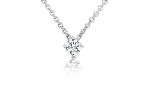 Diamantový přívěsek model VVDiamonds 24 - 14k bílé zlato