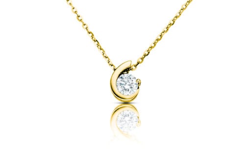 Diamantový přívěsek model VVDiamonds 20 - 18k žluté zlato