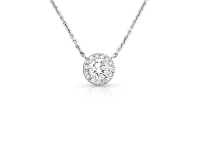 zlatý přívěsek s diamantem 0.50ct F/VVS1 s GIA certifikátem