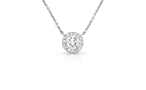 zlatý přívěsek s diamantem 0.50ct F/VVS1 s GIA certifikátem