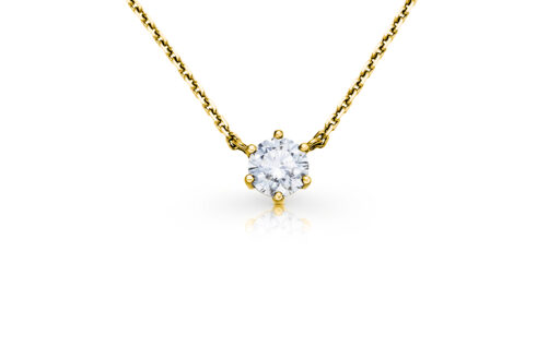 Diamantový přívěsek model VVDiamonds 26 - 18k žluté zlato