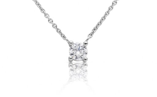 Diamantový přívěsek model VVDiamonds 19 - 14k bílé zlato