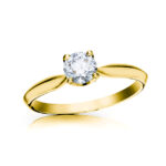 Diamantový prsten model VVDiamonds 80 - 18k žluté zlato