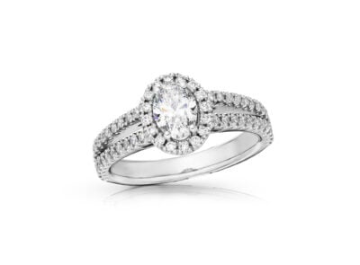 zlatý prsten s diamantem 0.62ct E/VVS2 s GIA certifikátem