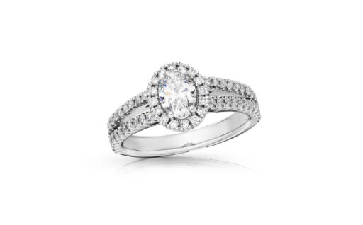 zlatý prsten s diamantem 0.62ct E/VVS2 s GIA certifikátem