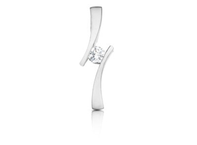 zlatý přívěsek s diamantem 0.35ct G/VVS1 s GIA certifikátem