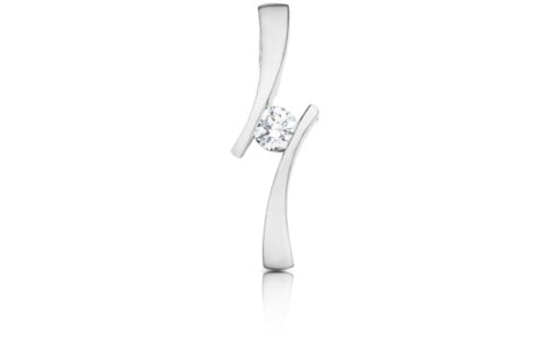 zlatý přívěsek s diamantem 0.35ct G/VVS1 s GIA certifikátem