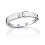 Diamantový prsten model VVDiamonds 36 - 14k bílé zlato