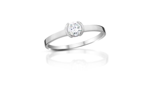 Diamantový prsten model VVDiamonds 2 - bílé zlato