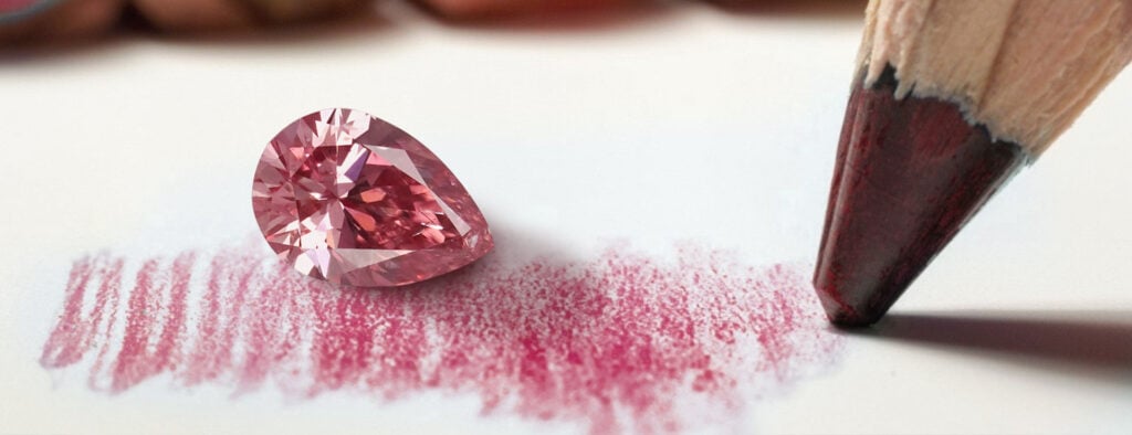 Náhledový obrázek – Růžový diamant 0.18ct 3PR (Fancy Deep Pink)/SI2 s ARGYLE certifikátem