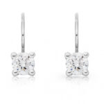 Diamantové náušnice model VVDiamonds 20 - 14k bílé zlato