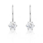 Diamantové náušnice model VVDiamonds 19 - 14k bílé zlato