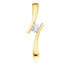 Diamantový přívěsek model VVDiamonds 23 - 14k bílé zlato