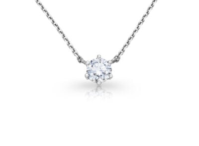 Diamantový přívěsek model VVDiamonds 26 - 14k bílé zlato