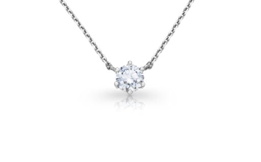 Diamantový přívěsek model VVDiamonds 26 - 14k bílé zlato