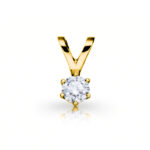 Diamantový přívěsek model VVDiamonds 28 - 14k žluté zlato