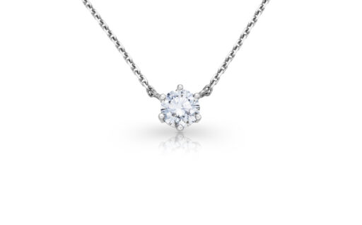 Diamantový přívěsek model VVDiamonds 26 - 14k bílé zlato