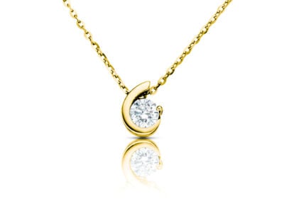 Diamantový přívěsek model VVDiamonds 20 - 18k žluté zlato