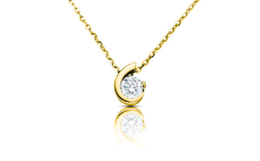 Diamantový přívěsek model VVDiamonds 20 - 18k žluté zlato