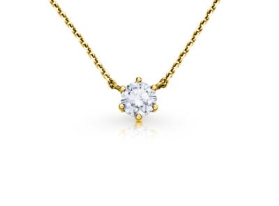 Diamantový přívěsek model VVDiamonds 26 - 18k žluté zlato