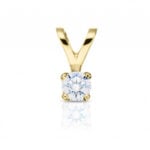 Diamantový přívěsek model VVDiamonds 14 - 18k žluté zlato
