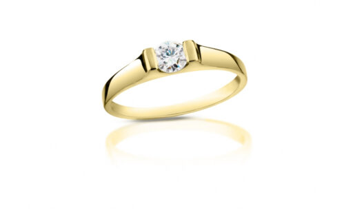 Diamantový prsten model VVDiamonds L14 - 18k žluté zlato