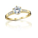 Diamantový prsten model VVDiamonds 33 - 18k žluté zlato