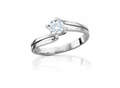 Diamantový prsten model VVDiamonds 56 - 14k bílé zlato