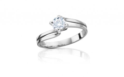 Diamantový prsten model VVDiamonds 56 - 14k bílé zlato