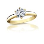 Diamantový prsten model VVDiamonds 29 - 18k žluté zlato