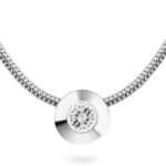 Diamantový přívěsek model VVDiamonds 9 - 14k bílé zlato