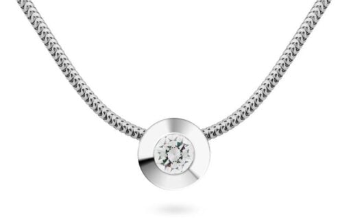 Diamantový přívěsek model VVDiamonds 9 - 14k bílé zlato