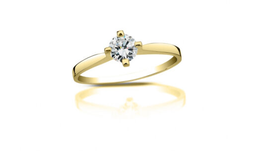 Diamantový prsten model VVDiamonds 20 - 18k žluté zlato