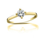 Diamantový prsten model VVDiamonds 20 - 18k žluté zlato