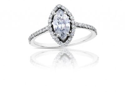 zlatý prsten s diamantem 0.70ct F/VVS1 s GIA certifikátem