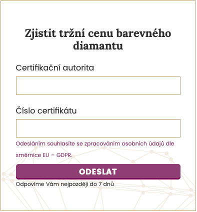 zhodnocení diamantu