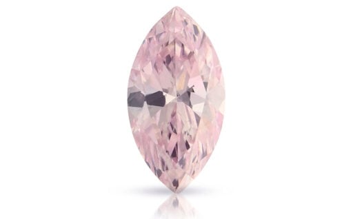 Růžový diamant 0.13ct 7P (Fancy Pink)/SIAV s ARGYLE certifikátem
