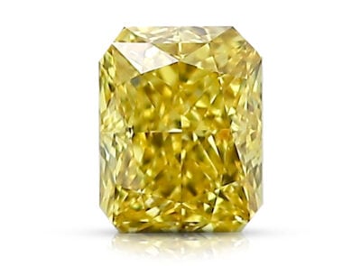 0.55ct Fancy Vivid Yellow/VS2 s GIA certifikátem