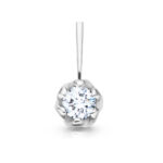Diamantový přívěsek model VVDiamonds 27 - 14k bílé zlato
