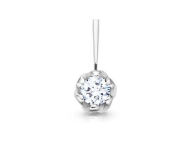 Diamantový přívěsek model VVDiamonds 27 - 14k bílé zlato