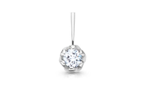 Diamantový přívěsek model VVDiamonds 27 - 14k bílé zlato